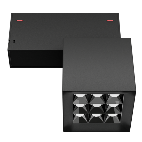 Светильник светодиодный MAGNETIC S39 X-SPOT 18W 9x2W OSRAM CRI90 4000K, Black 81х81x81mm