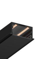 Трековая система встраиваемая MAGNETIC S25 48V 2TRA BLACK 3000x28.5x13.2mm