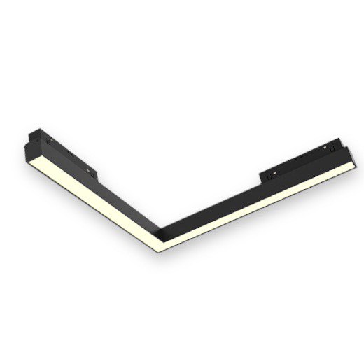 Светильник LINER MAGNETIC S15 Угловой 48V 14.4W 120° 3000-6000K TRIX CRI90 OSRAM | Черный L305х305mm