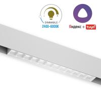 Светильник LINER BLACK MASK MAGNETIC S20 48V 12W 36° 3000-6000K TRIX CRI90 OSRAM | Белый корпус L220