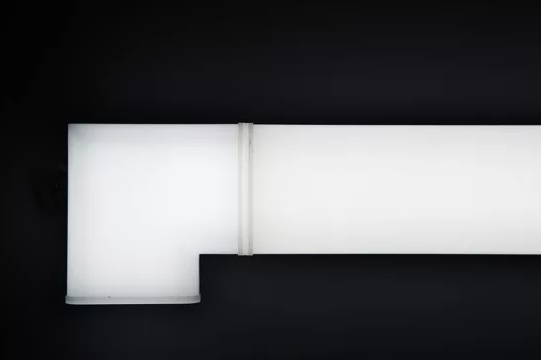 Линейный светильник серии LINER/M 10W 4000К, 100х100mm (75x35mm) Silver