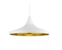 Люстра подвесная на трек Е27 дизайн TomDixon White/Gold