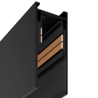 Трековая система универсальная MAGNETIC S15 48V 4TRA BLACK 2000x23.5x52mm