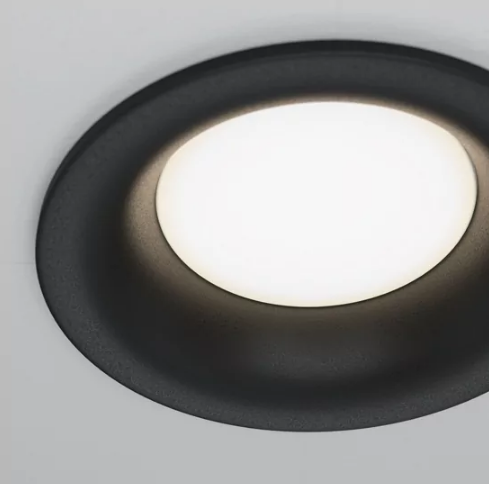 Светильник встраиваемый CITY DL MR16 GU5.3 BLACK | Ø85 (75)xH30mm