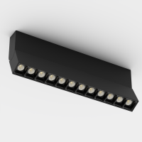 Светильник накладной светодиодный BLACK BOOK 12W OSRAM 36° WW/3000К Черный корпус | 220V