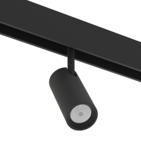 Светильник SPOT MAGNETIC S15 48V 10W 24° CRI90 OSRAM 3000K | Черный корпус D35х80mm