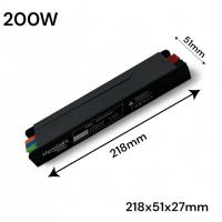 Блок питания 200W 12/18/24/27/36/48V, 6 режимов  переключения постоянного напряжения, 218х51х27,IP20