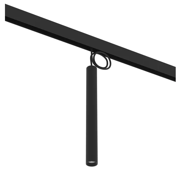 Светильник SPOT MAGNETIC S20 48V 12W 24° CRI90 OSRAM 4000K | Черный корпус D40х300mm