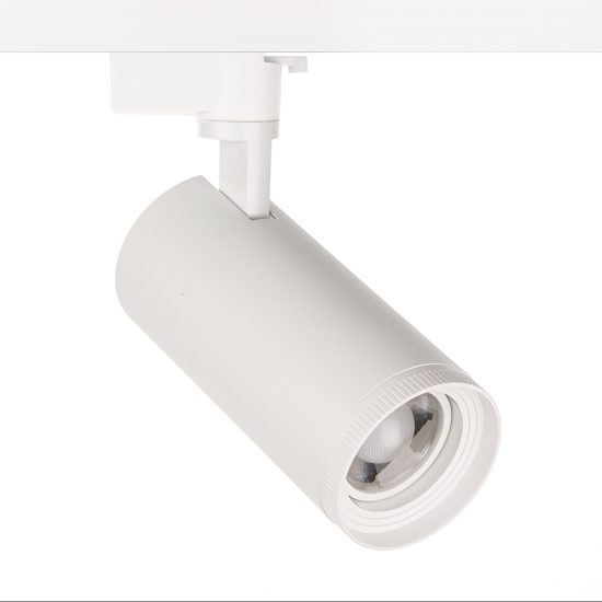Cв-к трековый ML 30w L-Zoom 15*-55*, White ALU 80x170x225mm 6000К (40pcs)