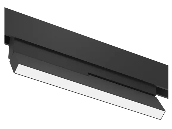 Светильник SPOT BLACK BOOK MAGNETIC S15 48V 12W 110° CRI90 OSRAM 3000K | Черный корпус L232хH100mm