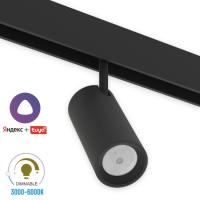 Светильник SPOT MAGNETIC S15 48V 15W 24° CRI90 OSRAM 3000-6000K TRIX | Черный корпус D45х100mm