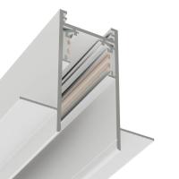 Трековая система встраиваемая MAGNETIC S20 48V 4TRA WHITE 1500x70x52mm