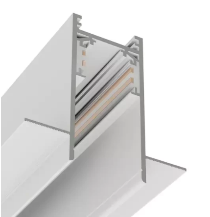 Трековая система встраиваемая MAGNETIC S20 48V 4TRA WHITE 2000x70x52mm
