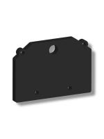 Заглушка к трековой системе для натяжных потолков S20 Black