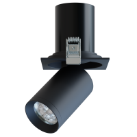 Светильник COLT MR16 GU10 SPOT поворотно-выдвижной | BLACK 100x100mm