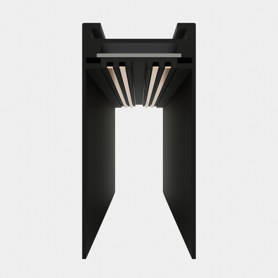 Трековая система серии MAGNETIC S39 220V 4TRA Black 2000х39х76mm