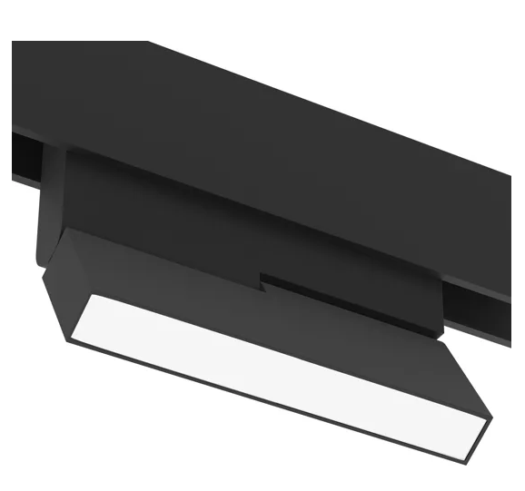 Светильник SPOT BLACK BOOK MAGNETIC S15 48V 6W 110° CRI90 OSRAM 4000K | Черный корпус L118хH100mm