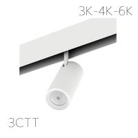 Светильник SPOT MAGNETIC S20 48V 12W 24° CRI90 OSRAM 3000/4000/6000K | Белый корпус D45х100mm