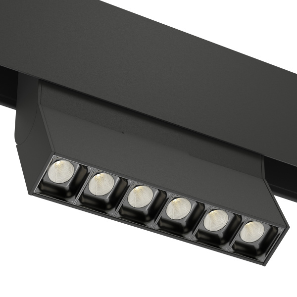 Светильник SPOT BLACK BOOK MAGNETIC S20 48V 8W 36° CRI90 OSRAM 4000K | Черный корпус L112хH110mm