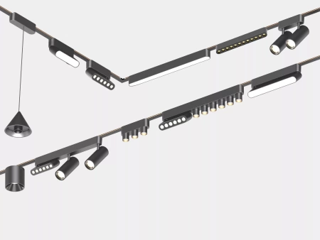 Угловой соединитель потолок-стена для шинопровода H4, Black