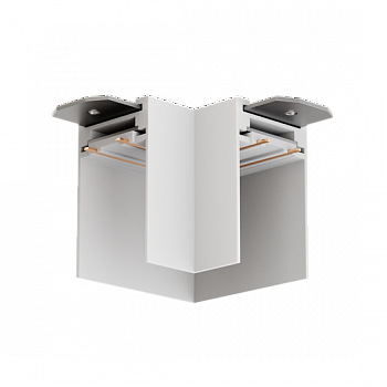 Угловой соединитель потолок-потолок S39 220V 4x контактный White 90x90x75mm EAC19299