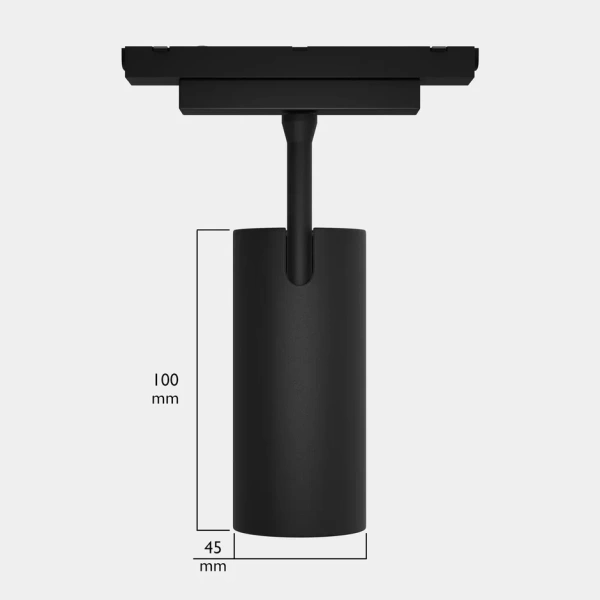 Светильник SPOT MAGNETIC S25 48V 15W 24° CRI90 OSRAM 3000K | Черный корпус D45х100mm