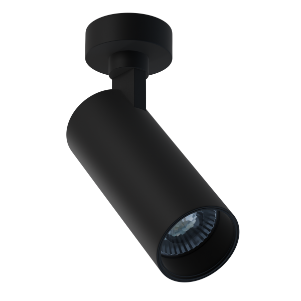 Накладной светодиодный светильник CITY NEW 30W 3000K CRI85 Угол света 36° BLACK Ø60x155mm