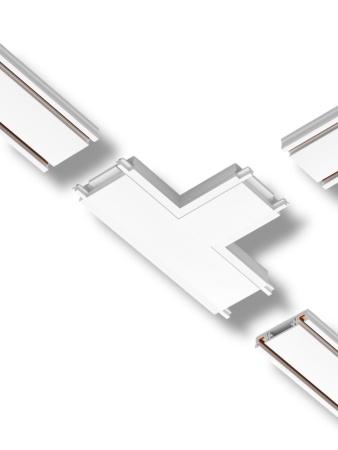 Т- соединитель потолок-потолок для шинопровода H5 White