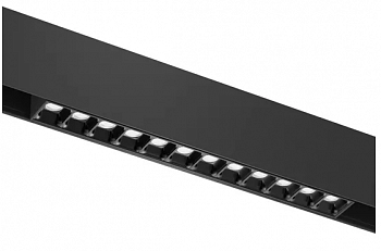 Светильник LINER BLACK MASK MAGNETIC S20 48V 12W 36° 4000K CRI90 OSRAM | Черный корпус L220mm