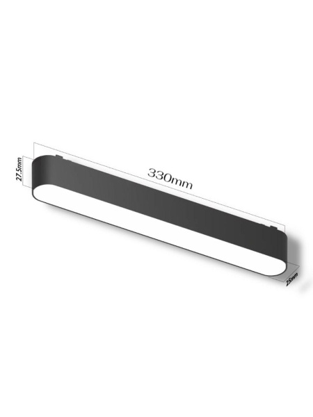 Светильник LINER COMFORT MAGNETIC Н5 48V 18W 120° 4000K OSRAM | White 330х25х25mm