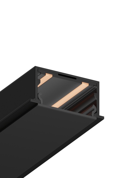 Трековая система встраиваемая MAGNETIC S25 48V 2TRA BLACK 3000x28.5x13.2mm