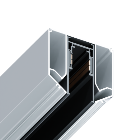 Трековая система универсальная MAGNETIC S15 48V 4TRA BLACK 3000x23.5x52mm