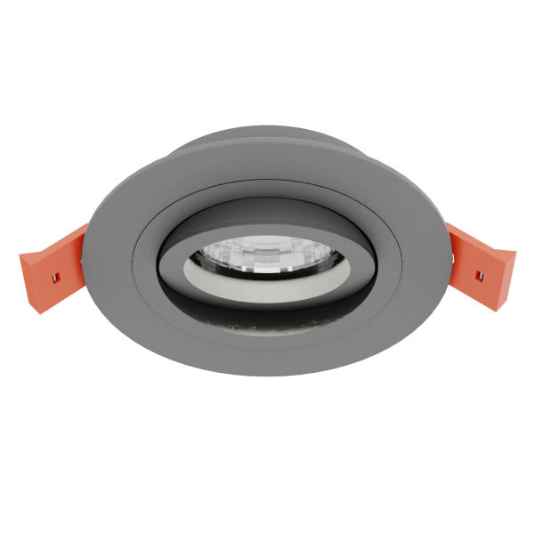 Светильник встраиваемый CITY DL X1 MR16 ALU CHROME | Ø92(77)x25mm