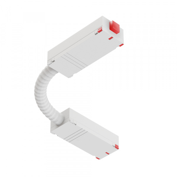 Гибкий соединитель для трековой системы S25 220V 2x контактный White 250x25x15mm  EAC19329