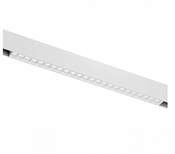 Светильник LINER BLACK MASK MAGNETIC S20 48V 24W 36° 3000K CRI90 OSRAM | Белый корпус L435mm