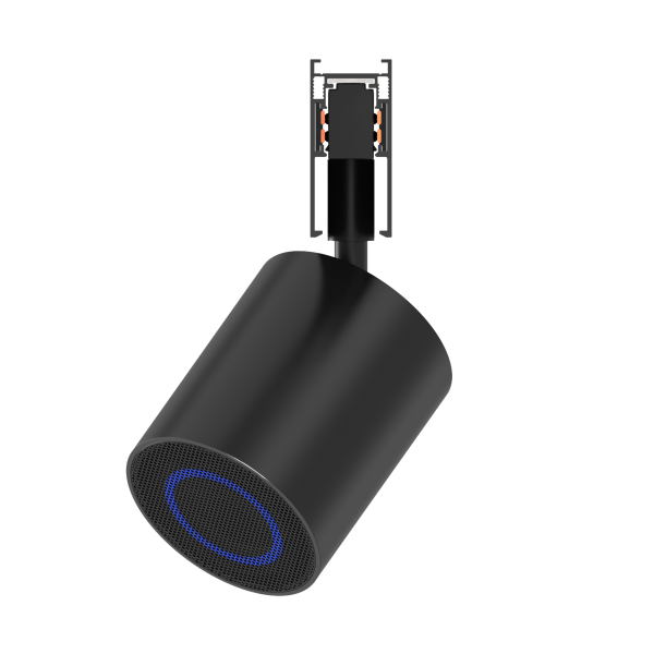 Трековая портативная аудиосистема MAGNETIC S15 48V 10W Bluetooth V5.4 12DB IP20 / Black 64x75mm