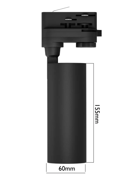 Св-к трековый CITY NEW LED 30W 3000К угол света 36° трехфазный 4TRA | Черный