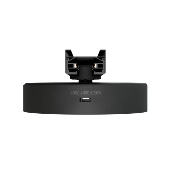 Трековый светильник RONDO 15W D143x30mm 3000К/4000K/6000К 2TRA | Черный корпус