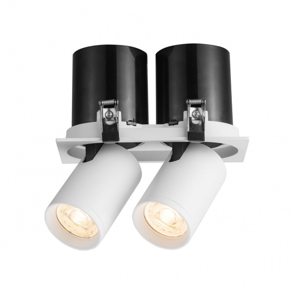 Светильник COLT 2хMR16 GU10 SPOT поворотно-выдвижной | WHITE 100x185mm