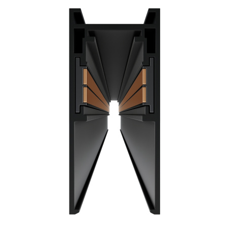 Трековая система универсальная MAGNETIC S15 48V 4TRA BLACK 3000x23.5x52mm