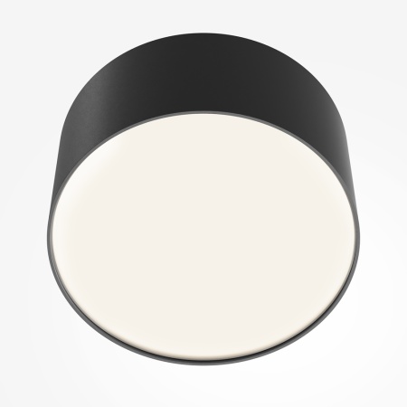 Светильник накладной RONDO 12W Black 3000K | Ø120x65mm 