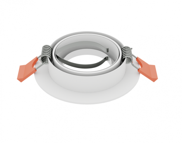 Светильник встраиваемый CITY DL X1 MR16 ALU WHITE | Ø92(77)x25mm