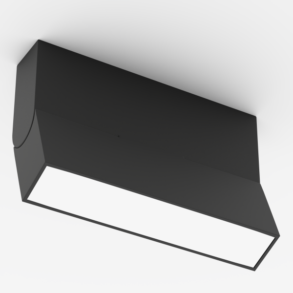 Светильник накладной светодиодный BLACK BOOK 6W OSRAM 120° WW/3000К Черный корпус | 220V