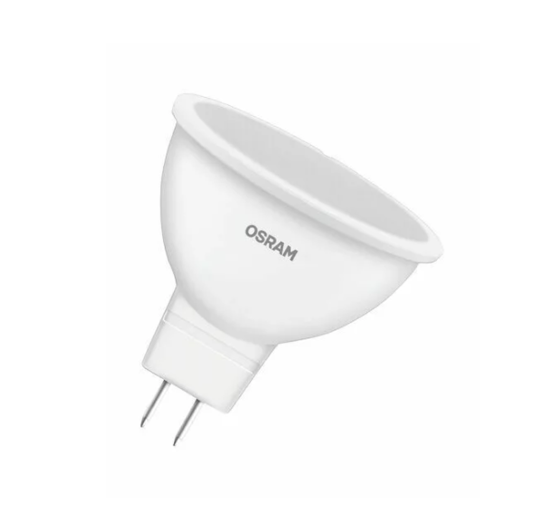 Лампа MR16 7,5W/830 220-240V 80 110° GU5.3 700lm d50x41 OSRAM