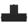 Т- соединитель потолок-потолок для шинопровода H5 Black