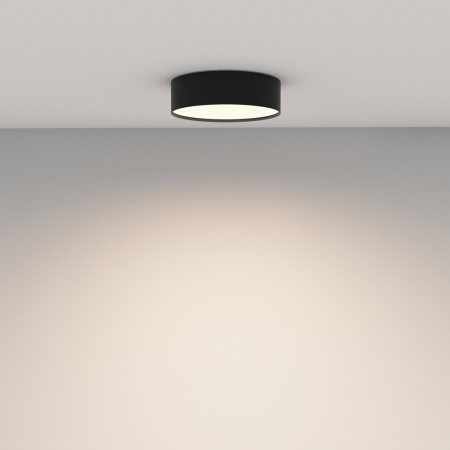 Светильник накладной RONDO 36W Black 4000K | Ø300x60mm 