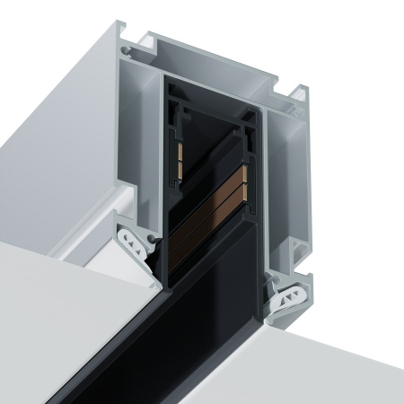 Трековая система универсальная MAGNETIC S15 48V 4TRA BLACK 3000x23.5x52mm