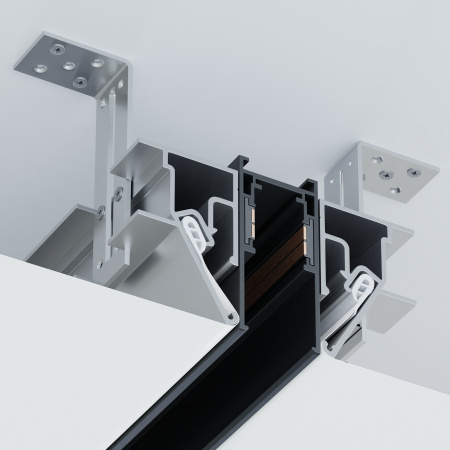 Трековая система универсальная MAGNETIC S15 48V 4TRA BLACK 3000x23.5x52mm