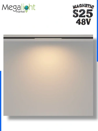 Угловой соединитель профиля для натяжных потолков MAGNETIC S25 200х200mm