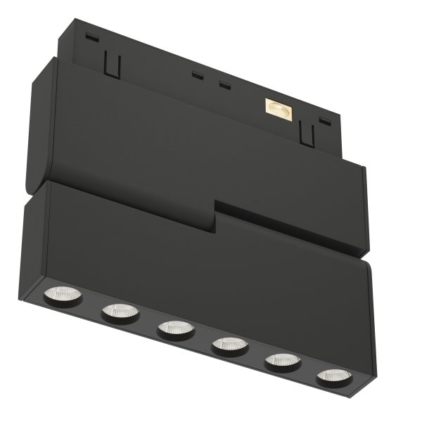 Светильник SPOT BLACK BOOK MAGNETIC S15 48V 6W 36° CRI90 OSRAM 3000K | Черный корпус L118хH100mm